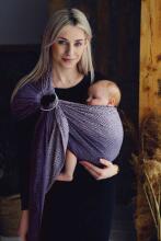 Little Frog Ring Sling Cotton Art.164089 Tencel Iris Слинг - платок с кольцами S размер (для детей до 36 месяцев)