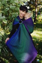 Little Frog Ring Sling Cotton Art.164094 Adamit  Слинг - платок с кольцами M размер (для детей до 36 месяцев)