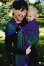 Little Frog Ring Sling Cotton Art.164094 Adamit  Слинг - платок с кольцами M размер (для детей до 36 месяцев)