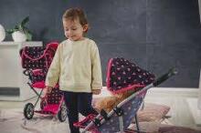 Safety Kid Doll Stroller Art.KP0270G Pastaigu leļļu rati
