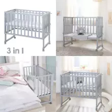 Roba Craddle Co-Sleeping Bed Art.16528 Baby cradle with legs