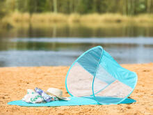 Tracer 46932 Beach Pop up Mat Blue with Shelter