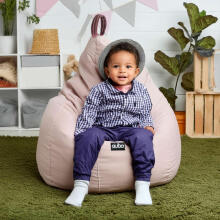 Qubo™ Tiny Drop Art deco Feel Art.165575 Sēžammaiss, mīkstais, ergonomisks pufs bērniem (beanbag)