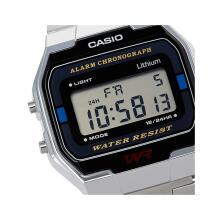 CASIO Vintage Collection Digital Watch Unisex A163WA-1QES Black/Silver