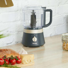 Petra PT5114BGRYVDE Food Processor blue grey/ soft gold