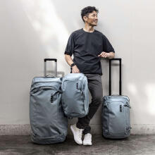 Thule 4986 Chasm Carry on Wheeled Duffel Bag 40L Pond Gray