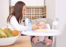 HIGH CHAIR + SWING INDIGO BEIGE