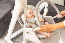 HIGH CHAIR + SWING INDIGO BEIGE