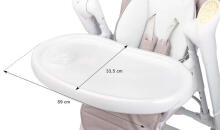 HIGH CHAIR + SWING INDIGO BEIGE