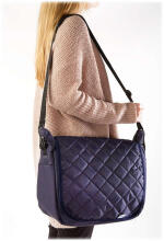 Quilted mama bag for strollers GRAPHITE