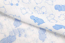 Bebe Basic Muslin Art. 057 Хлопковая муслиновая марлевая пелёнка 1 шт., 60x80 см
