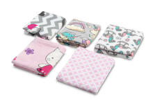 Flannel waterproof diaper/oilcloth 50x60