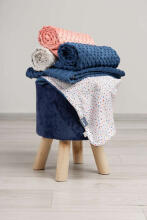 Light Minky Blanket - Hedgehogs mint 75x100