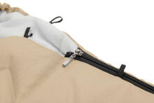 Romper Bag for Pushchair– cappuccino polar fleece (95x40) 