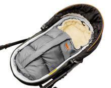 Combi 3in1 Romper bag – grey/wool