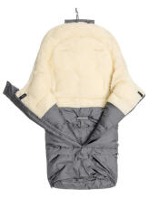 Combi 3in1 Romper bag – grey/wool