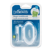 HG010 Silicone Finger Toothbrush with Case, 1-Pack