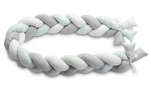 Braided Crib Bumpers 210 cm – smooth mint