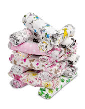 Overprinted tetra diapers 5-pack – girl