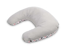 Pillow for Feeding – hearts grey