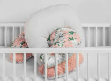 Pillow for Feeding – hearts grey