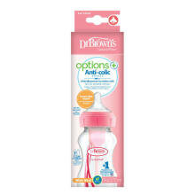 WB91601 oz/270 ml PP Wide-Neck Options+ Bottle, PINK, 1-Pack