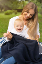 Knitted Blanket – grey