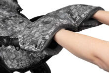Pushchair Muff – dots graphite