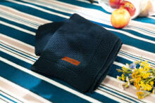 Knitted Blanket – dark green
