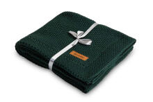 Knitted Blanket – dark green