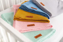 Bamboo and cotton blanket – grey