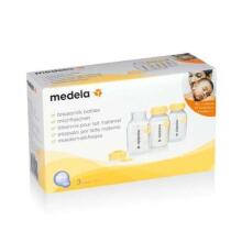 Medela Breast Milk Bottles Art.0074 Piena pumpju rezerves pudeles 150 ml, 3 gab.
