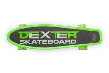 SKATEBOARD DEXTER GREEN + HELMET AND PROTECTORS