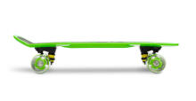 SKATEBOARD DEXTER GREEN + HELMET AND PROTECTORS