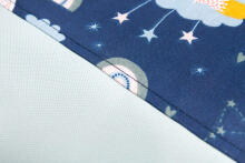 BASKET FOR TOYS MEDIUM - FOXES NAVY