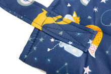 BASKET FOR TOYS MEDIUM - FOXES NAVY