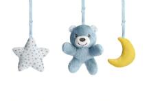 143290 PANEL / RAINBOW SKY BED BLUE