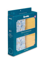 BAMBOO DIAPER 2-PACK MINT+YELLOW 120X120