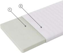 La Bebe™ Mattress Foam-6 Art.16699 Bērnu matracis 60x120cm