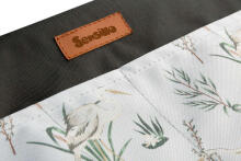 Stroller organizer – grey cranes