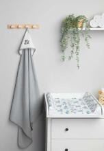 TERRY BATH COVER 100X100 RACOON GRAY