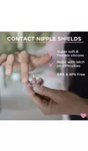 Lansinoh Contact Nipple Shields 24mm Art.70173 Krūšu uzgalis (2 gab.)