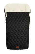 QUILTED POLAR ROMPER BAG BLACK
