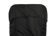 QUILTED WOOL ROMPER BAG BLACK