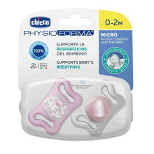 156016 PHYSIO MICRO SILICONE pacifier 0-2 PINK 2 PCS