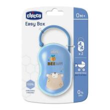 129645 DOUBLE PACIFIER CASE BLUE