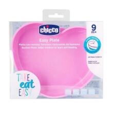 127528 SILICONE PLATE HEART 9m+ GIRL