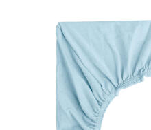 Bamboo bedsheet for cradle Blue 90x40