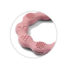 825/02 Silicone teether RING PINK