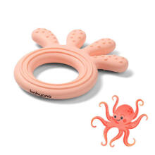826/01 Silicone teether OCTOPUS PINK